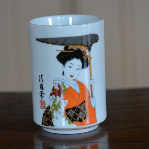 Japanese tea cups Set of 2 - Picture 3 of 5